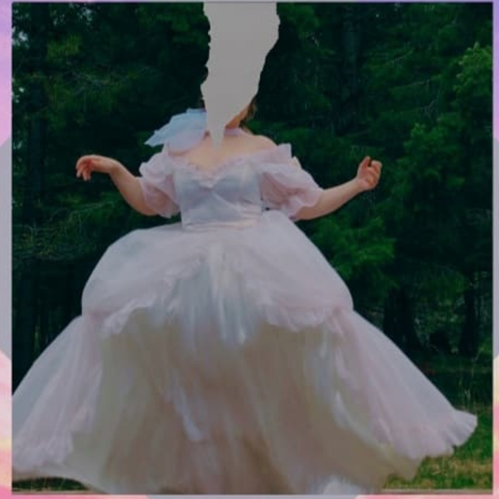 Gunne Sax Swiss Dot White dress